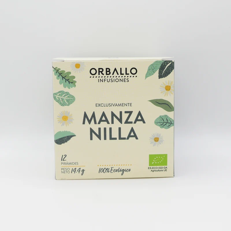 Infusión manzanilla ecológica - estuche de 12uds