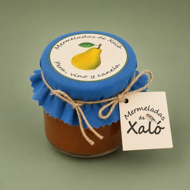 MERMELADAS DE XALÓ | PERA, VINO Y CANELA 212gr