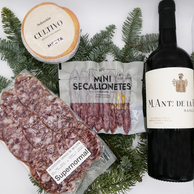 Pack Embutidos, Queso y Vino