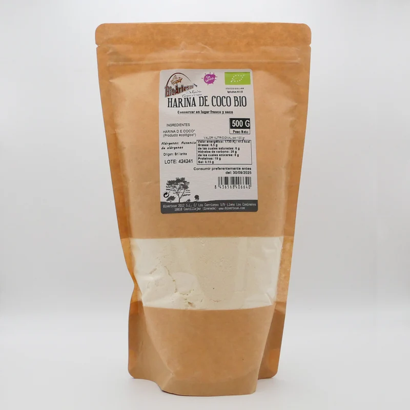 Harina de coco sin gluten ecológica - 500g