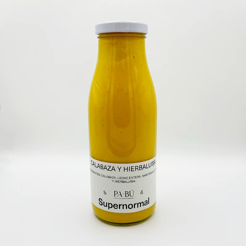 Crema de calabaza y hierbaluisa Pabu - 500ml