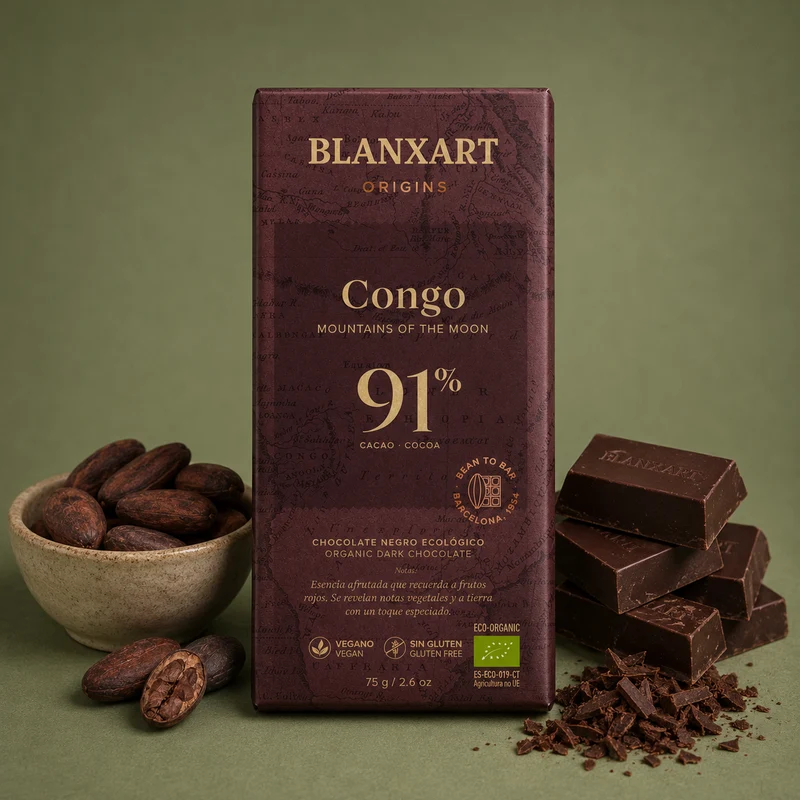BLANXART | ORIGINS CHOCOLATE CONGO 91% 75gr