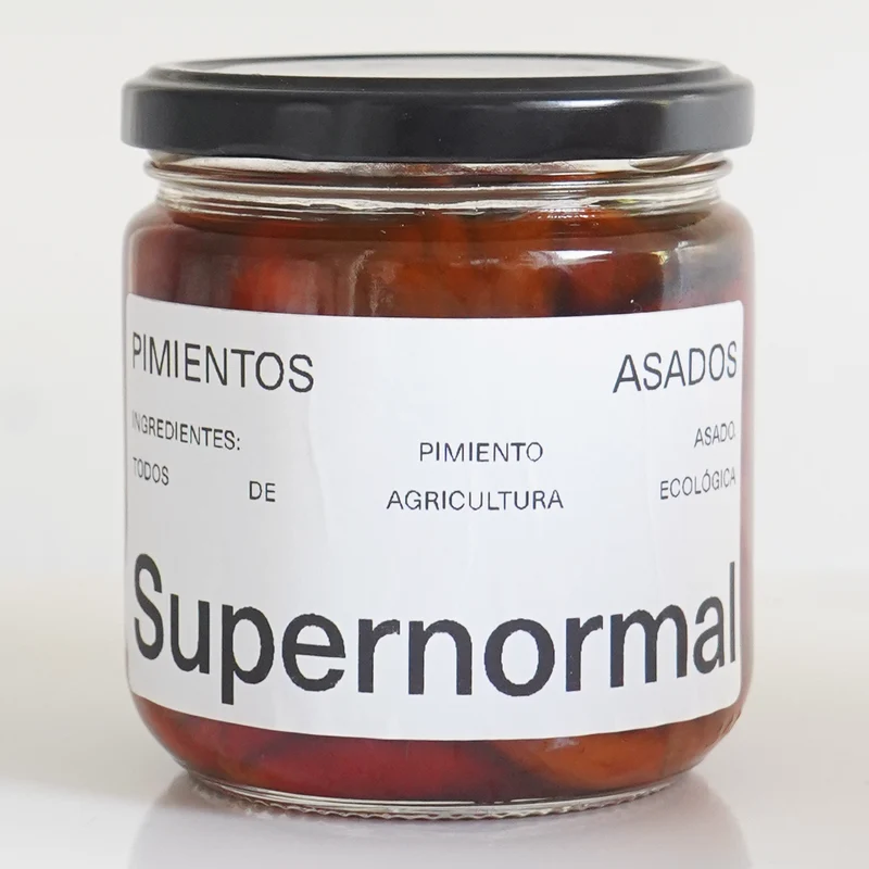 Pimientos ecológicos asados