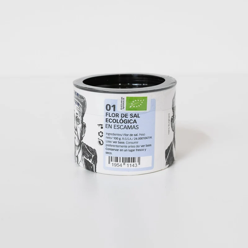 Flor de sal en escamas ecológica - 100g