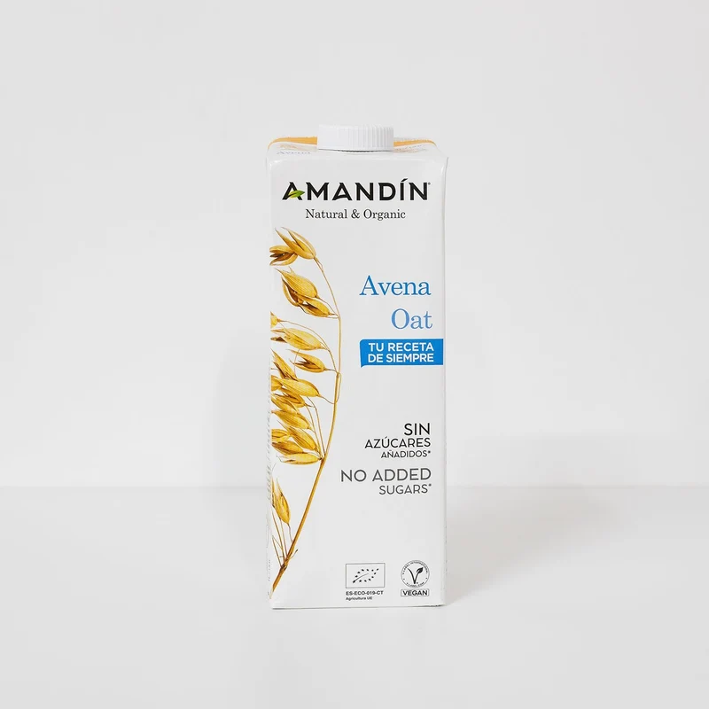 Bebida de avena con calcio BIO Amandin - 1L
