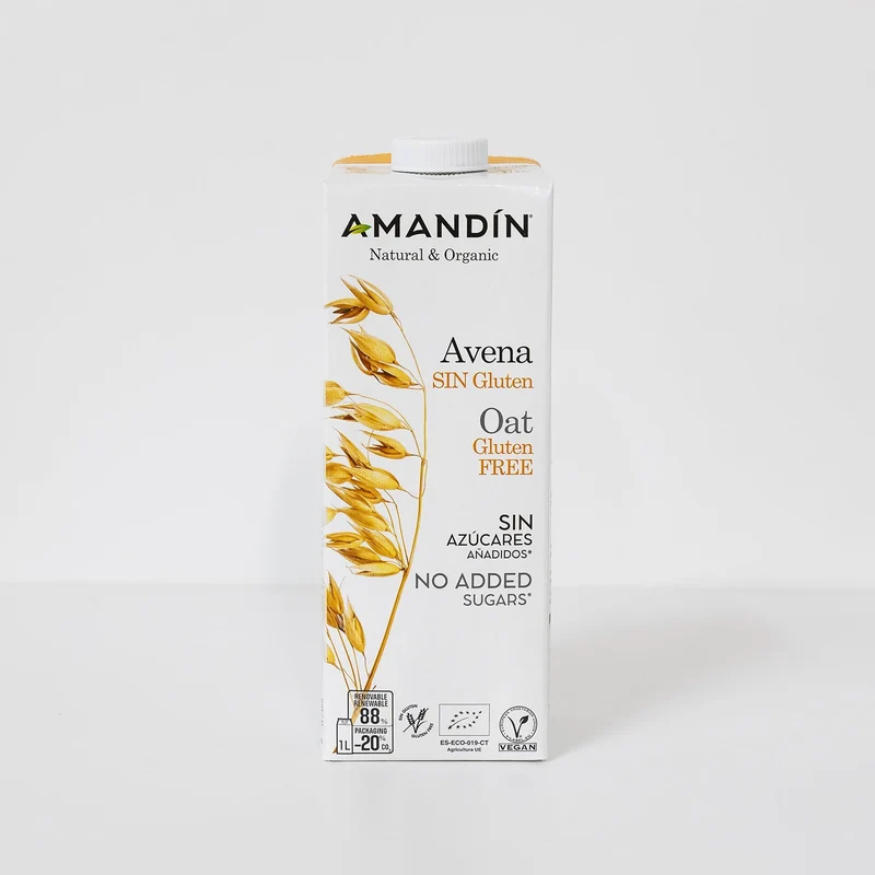 Bebida de avena sin gluten BIO Amandin - 1L