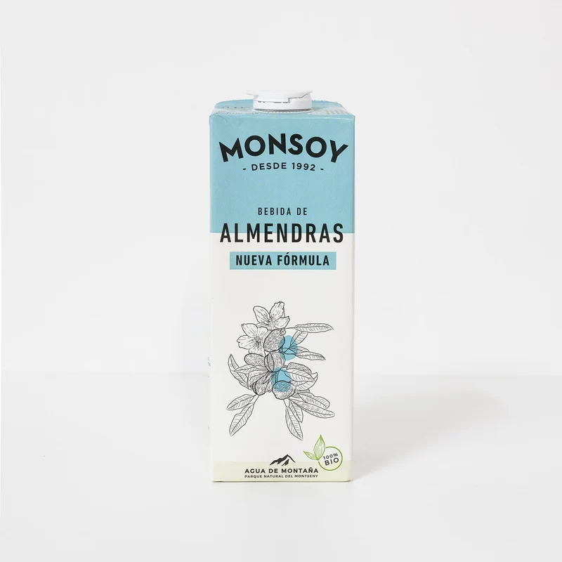 Bebida de Almendras Monsoy ecológica - 1L