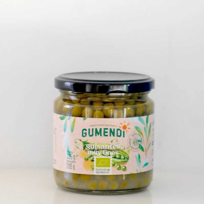 Guisantes cocidos ecológicos - 325g