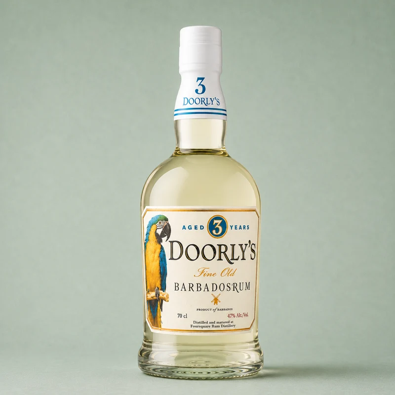 DOORLY´S | 3 YO WHITE BARBADOS RON 70cl