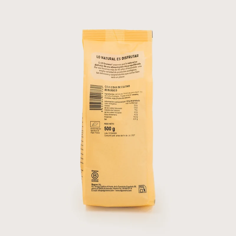 Cous-cous blanco - 500g