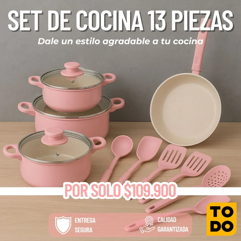 Juego de Cocina 13 Piezas