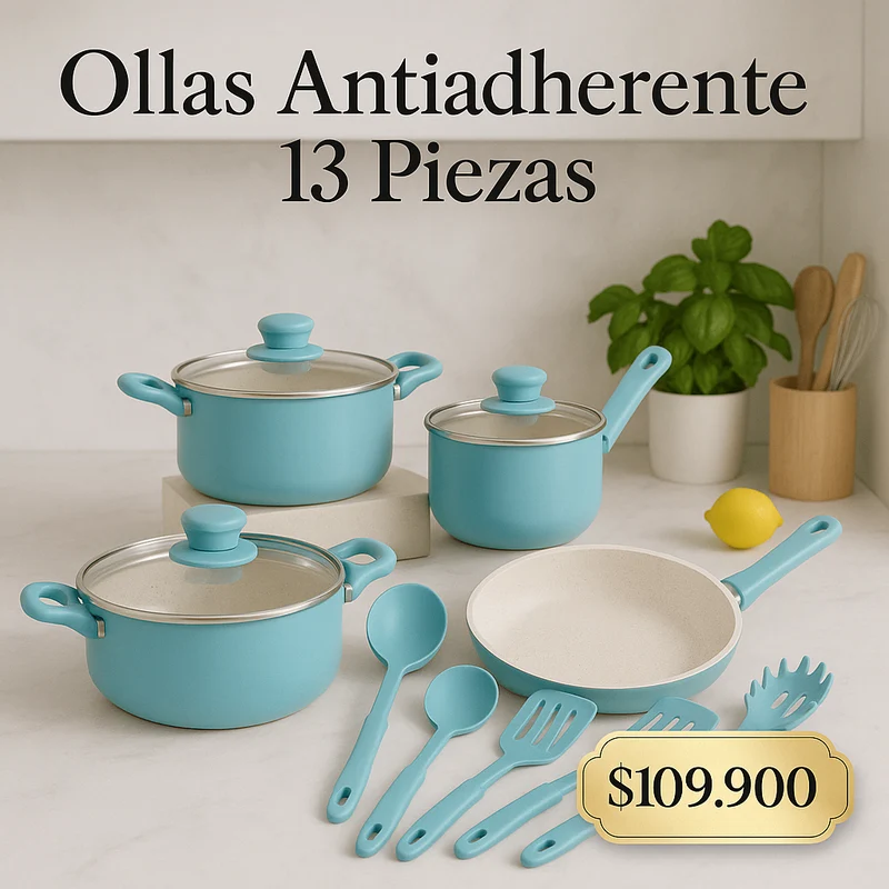 Juego de Cocina 13 Piezas