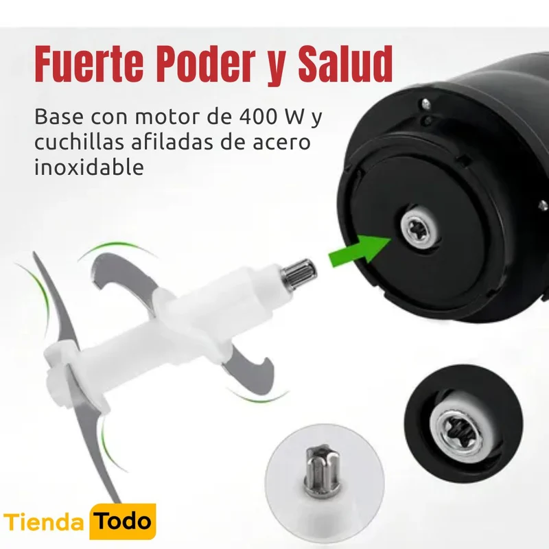 Picador de Carne y Alimentos 800w de 2 Litros