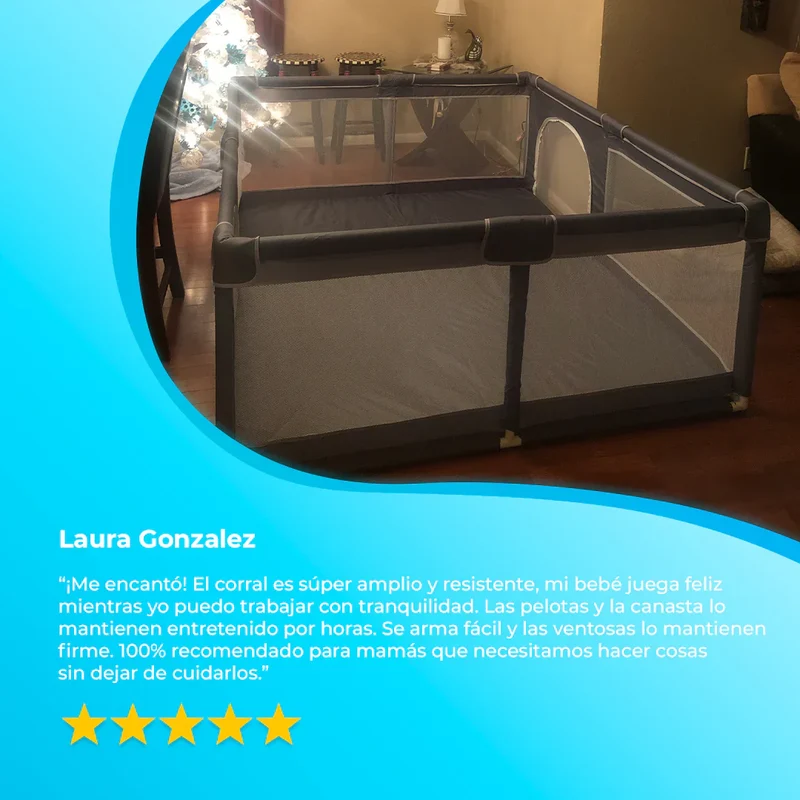 Corral de juegos [+50 pelotas + Maletin]