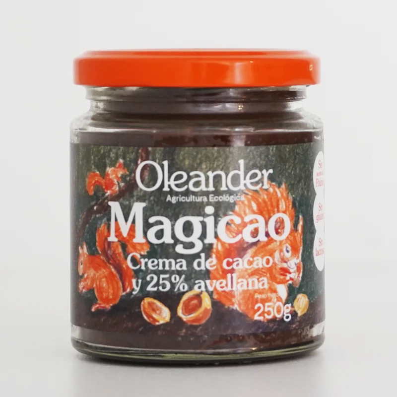 Crema de cacao y 25% avellanas ecológica - tarro de 250g