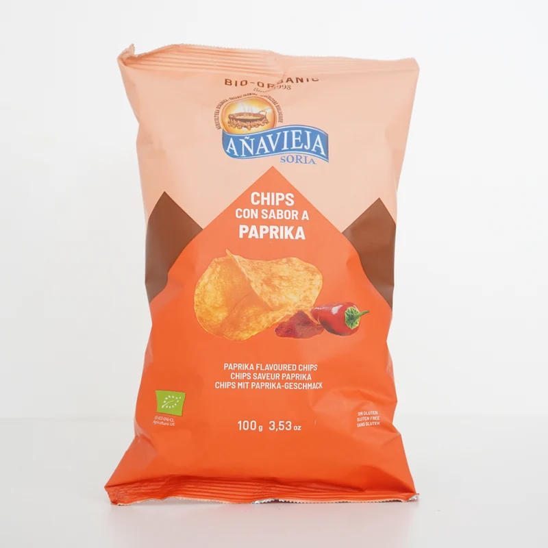 Patatas fritas paprika ecológicas - Bolsa de 100g
