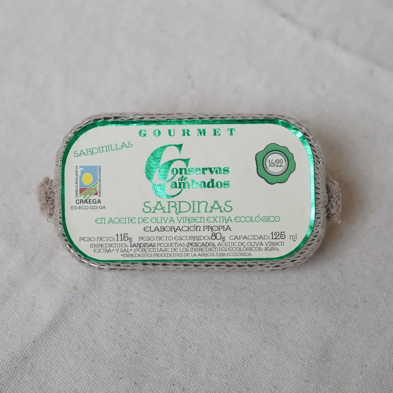 Sardinas en aceite de oliva virgen extra ecológico - 16/22