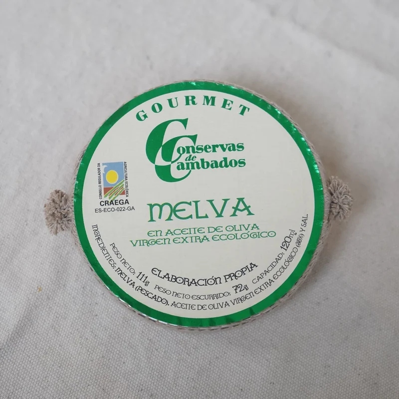 Melva Canutera en aceite de oliva virgen extra ecológico - 111g