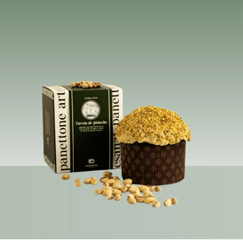 RAÚL ASENCIO | PANETTONE ARTESANO TURRÓN- PISTACHO 1,1Kg
