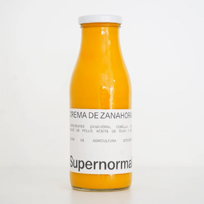 Crema de zanahoria ecológica