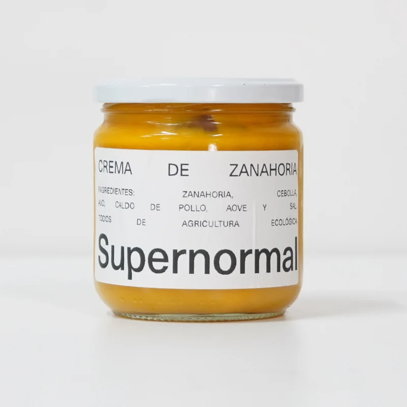 Crema de zanahoria ecológica