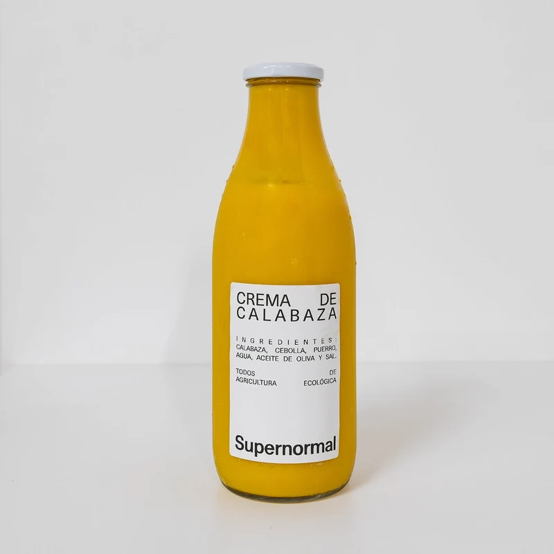 Crema de calabaza ecológica