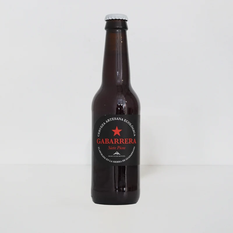 Cerveza ecológica Siete Picos - Botella 33cl