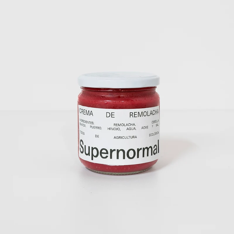Crema de remolacha ecológica