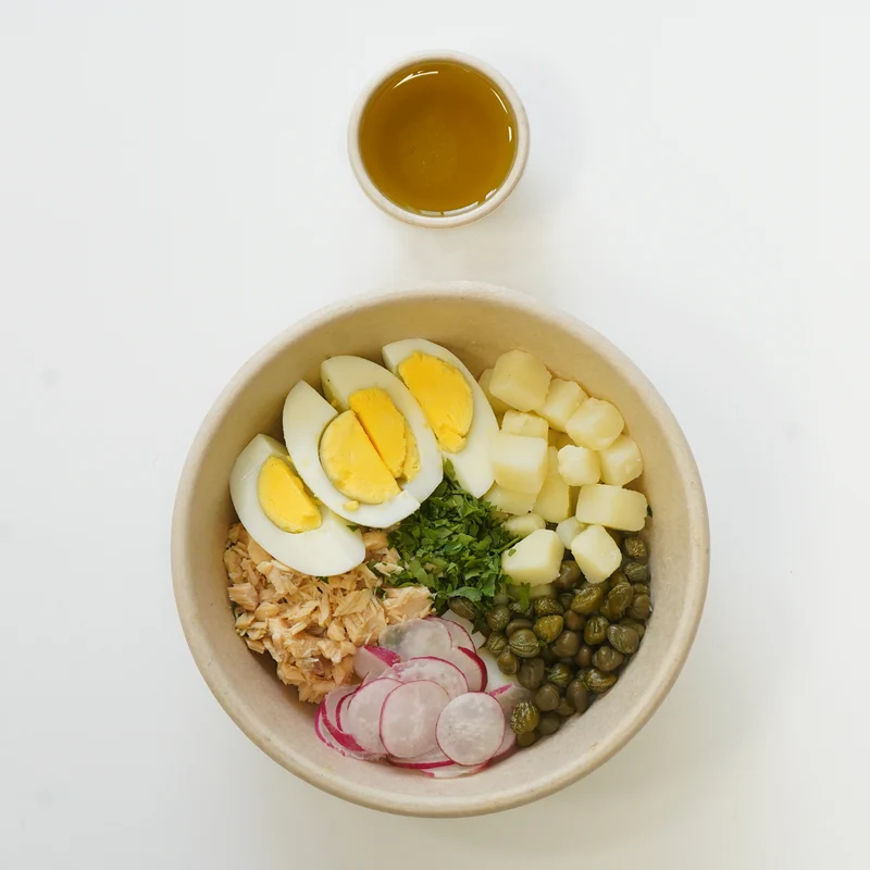 Ensalada de salmón