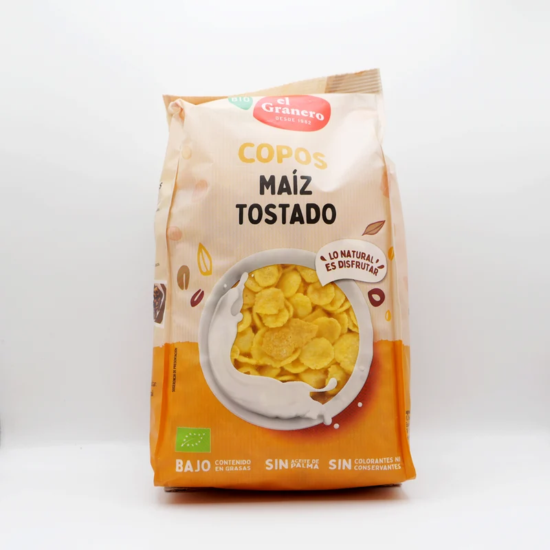 Copos de maíz tostado ecológico - 400g