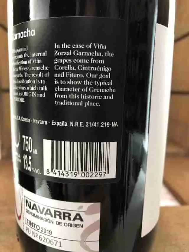 Viña Zorzal Garnacha
