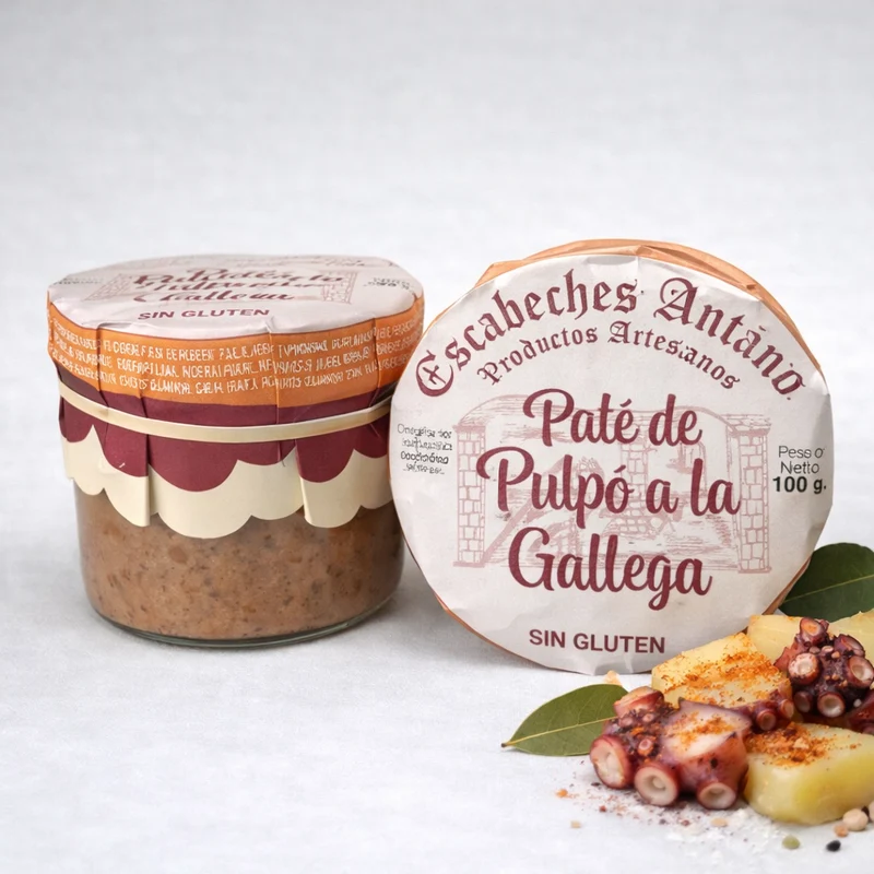 ESCABECHES DE ANTAÑO | PATE DE PULPO A LA GALLEGA 110gr