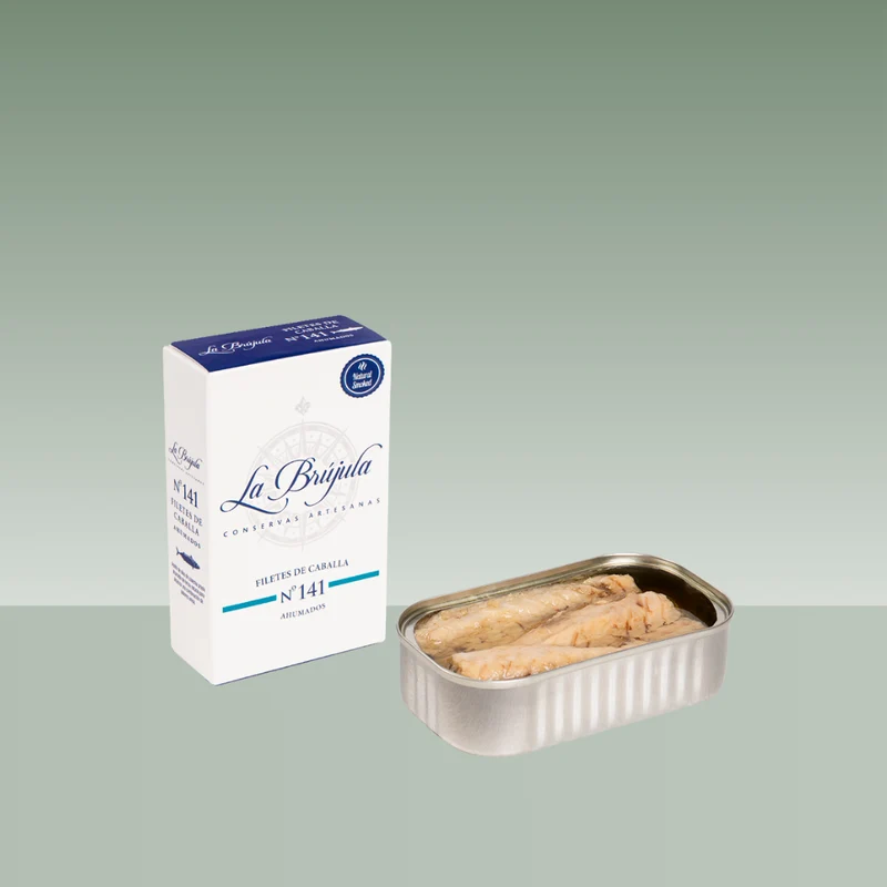 LA BRÚJULA | FILETES DE CABALLA AHUMADOS Nº 141 115gr