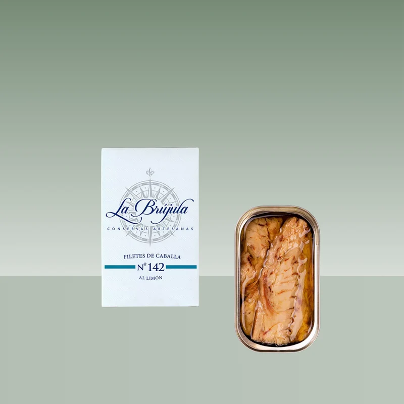 LA BRÚJULA | FILETES DE CABALLA AL LIMON Nº 142 115gr