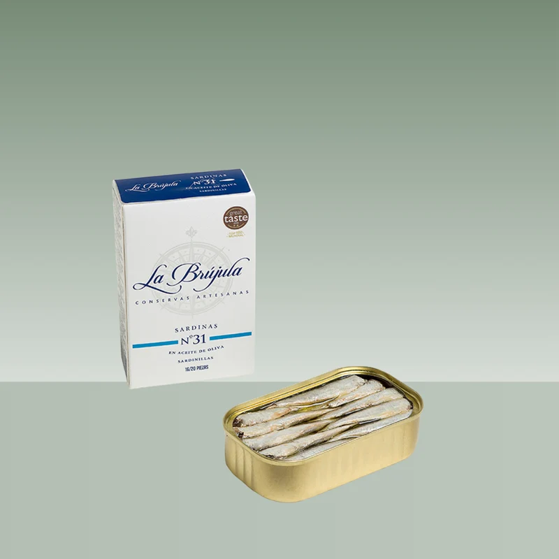 LA BRÚJULA | SARDINAS EN ACEITE DE OLIVA Nº 31 115gr
