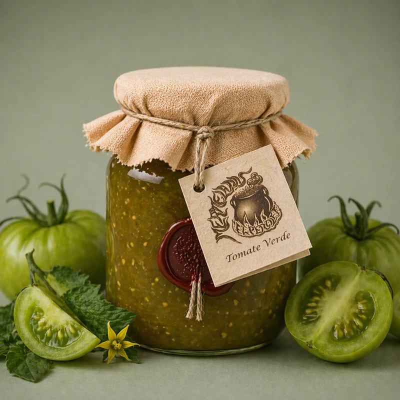 EL PEROLET | MERMELADA TOMATE VERDE GRANDE 325GR