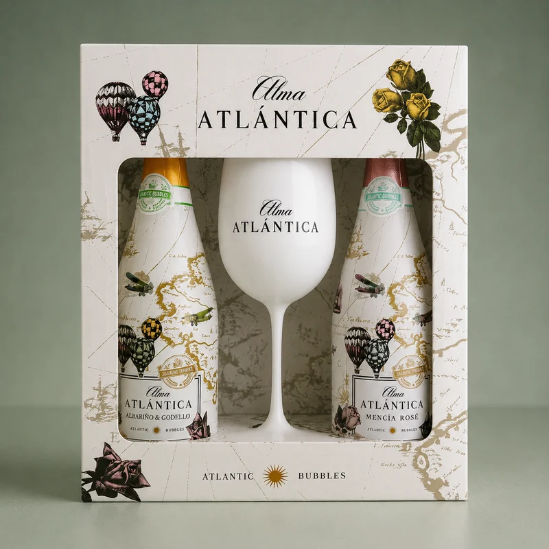 ALMA ATLANTICA | ESTUCHE ESPUMOSOS + COPA