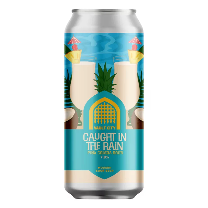 Vault City Brewing - Caught In The Rain Pina Colada Sour 7.8% ABV 440ml Can