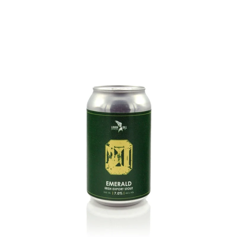 Lough Gill Brewery -Emerald Irish Export Stout 7.0 ABV 330ml Can