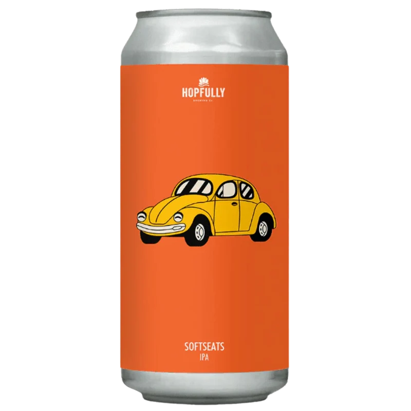 Hopfully Brewing- Softseats NEIPA 6.8% ABV 440ml Can