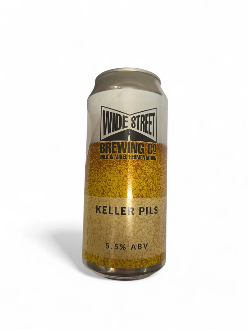 Wide Street Brewing- Keller Pils 5.5% ABV 440ml Can