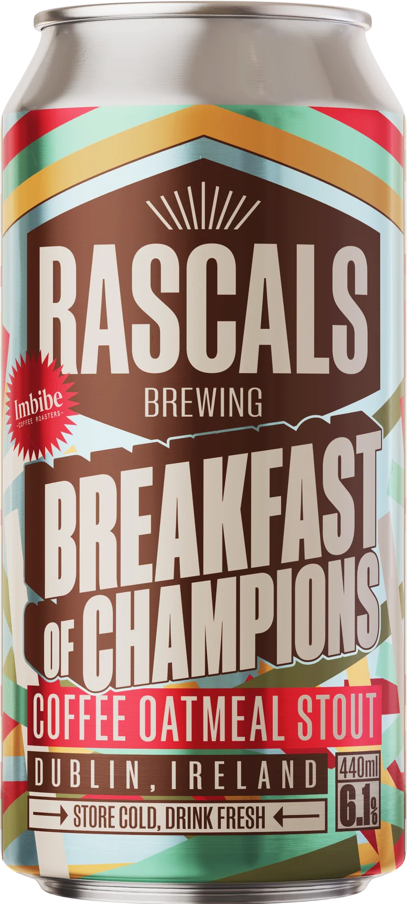 Rascals - Breakfast Of Champions Coffee Oatmeal Stout 6.1% ABV 440ml Can