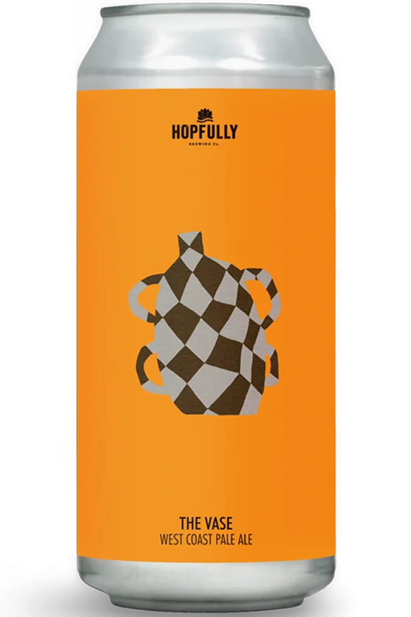 Hopfully -The Vase West Coast Pale Ale 4.9% ABV 440ml Can