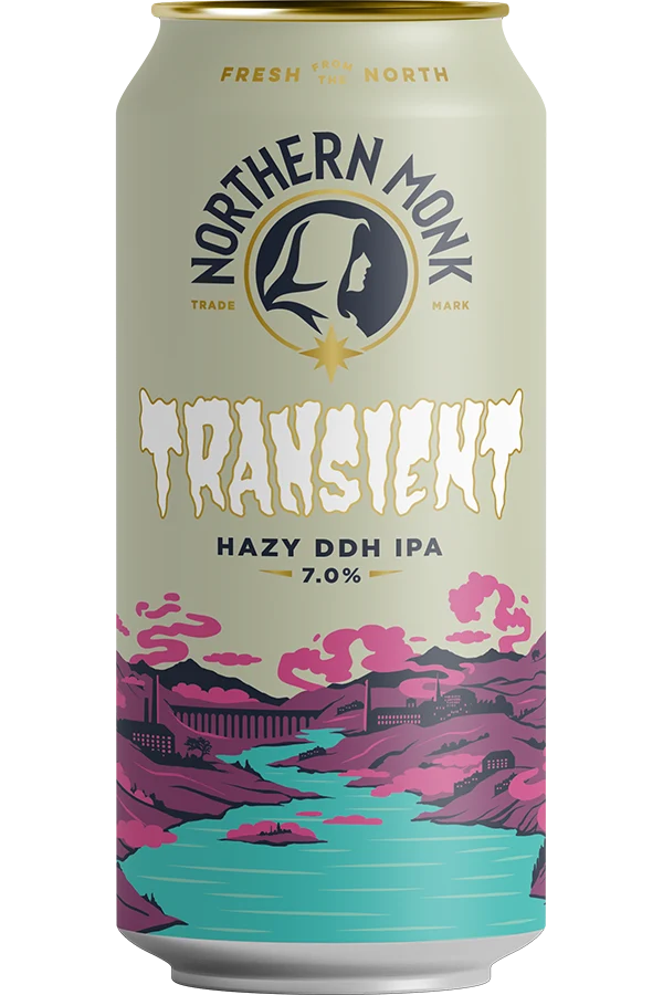 Northern Monk - Transient Hazy DDH IPA 7.0% ABV 440ml Can