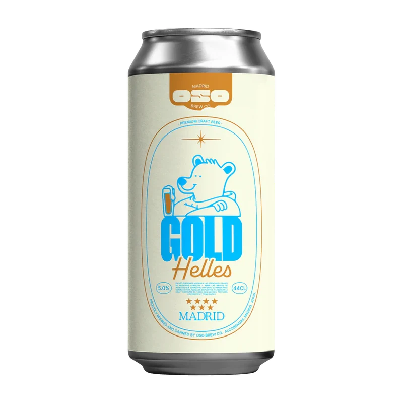Oso Gold Hells 5.0% ABV 440ml Can