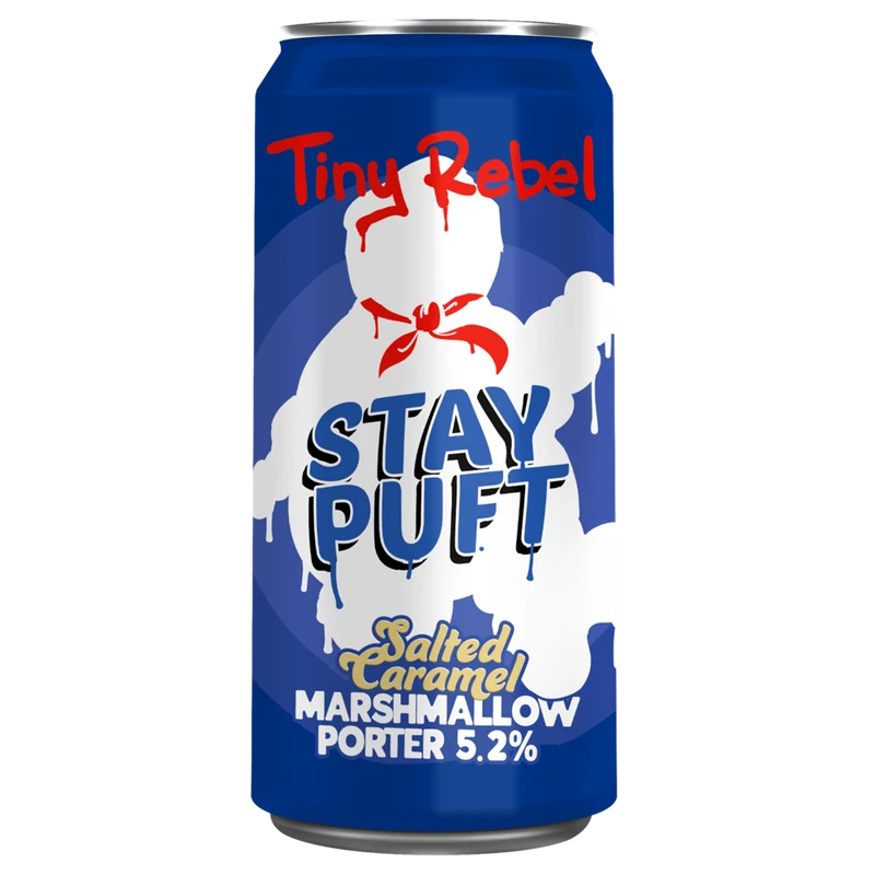 Tiny Rebel Brewing- Stay Puft Salted Caramel Marshmallow Porter 5.2% ABV 440ml Can