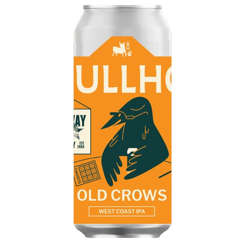 Bullhouse Brew x Galway Bay - Old Crows West Coast IPA 5.8% ABV 440ml Can