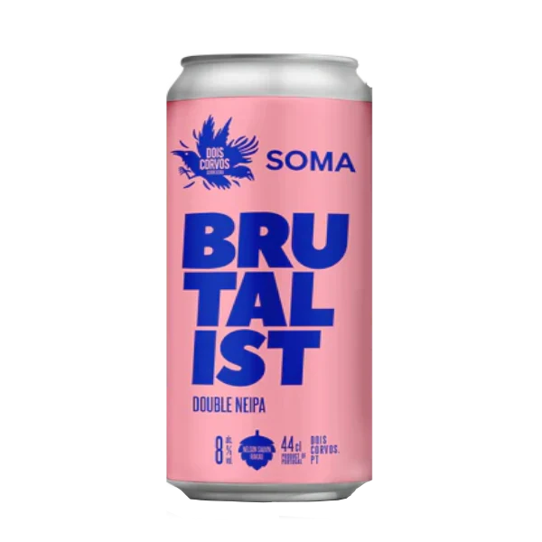 Dois Corvos- Brutalist Double NEIPA ABV 8% 440 ml can