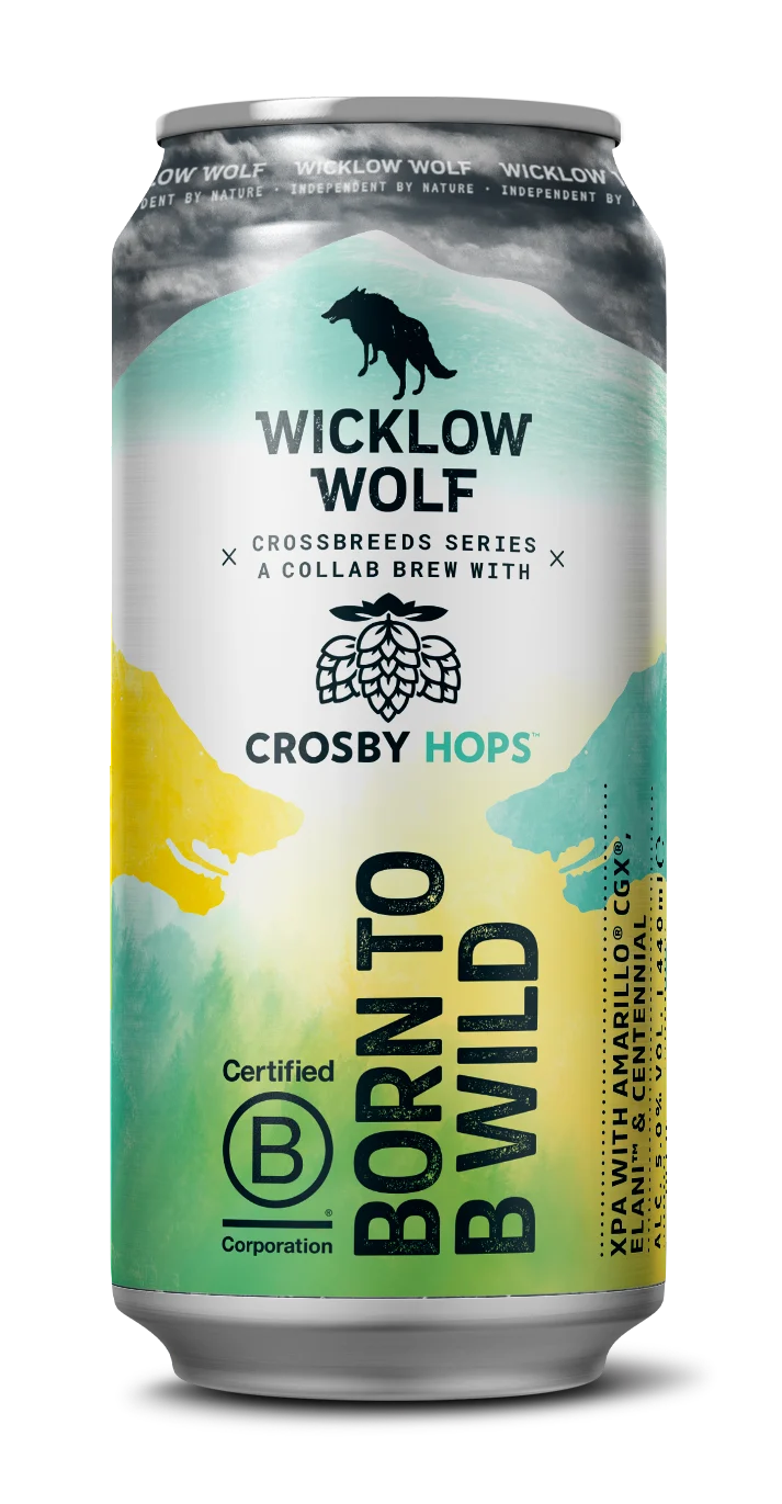 Wicklow Wolf- Born To B Wild 5.0% ABV 440ml Can