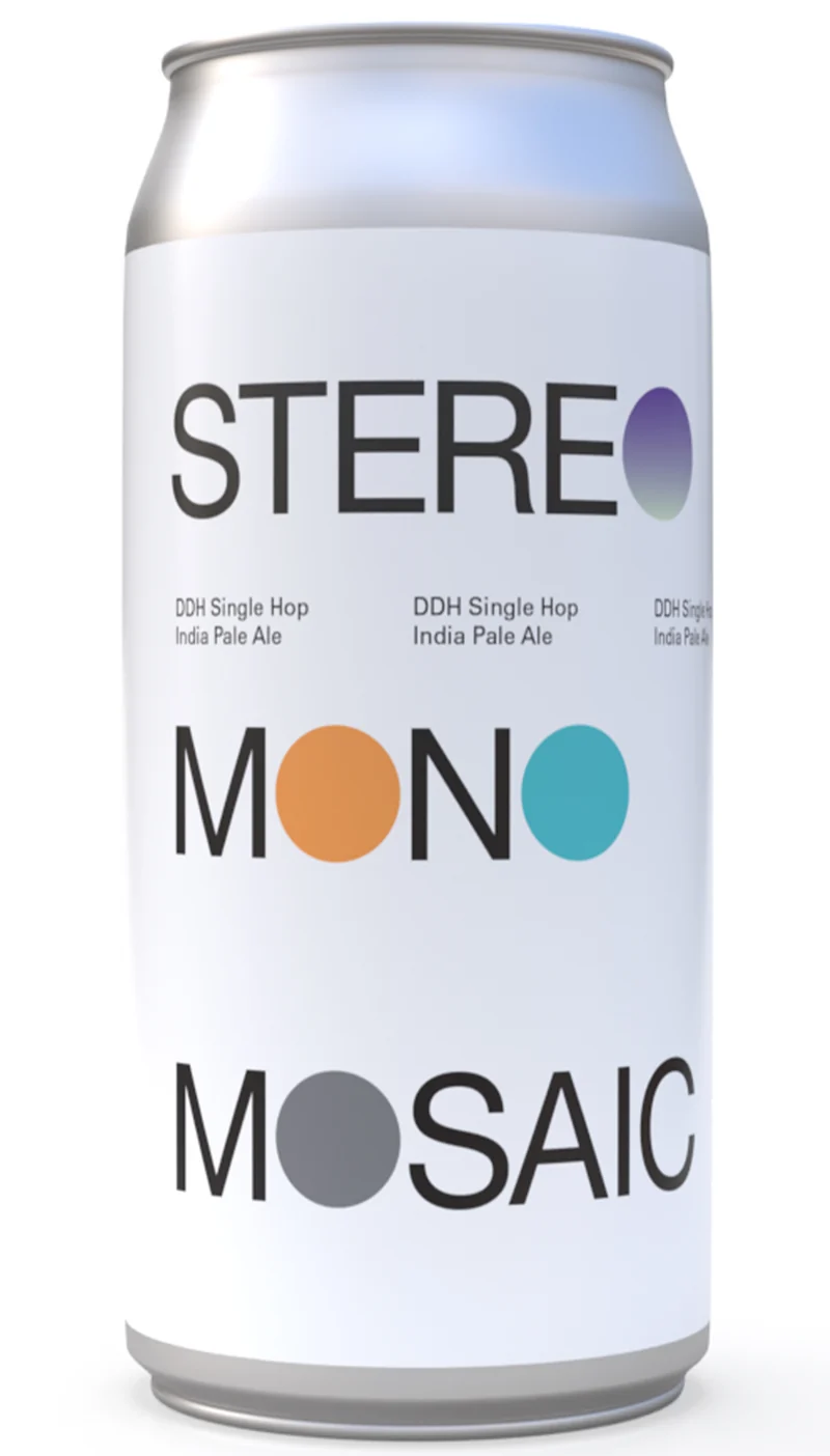 To Øl- Stereo Mono Mosaic DDH Single Hop IPA 6.8% ABV 440ml Can
